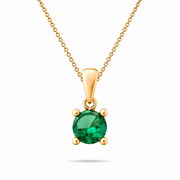 14ct Gold Birthstone Pendant - Pendant Only