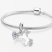 925 Sterling Silver Plated Scottish Bracelet Charms