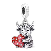 925 Sterling Silver Plated Scottish Bracelet Charms