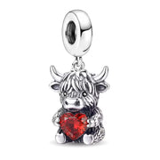 925 Sterling Silver Plated Scottish Bracelet Charms