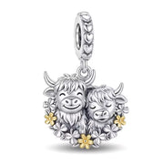925 Sterling Silver Plated Scottish Bracelet Charms