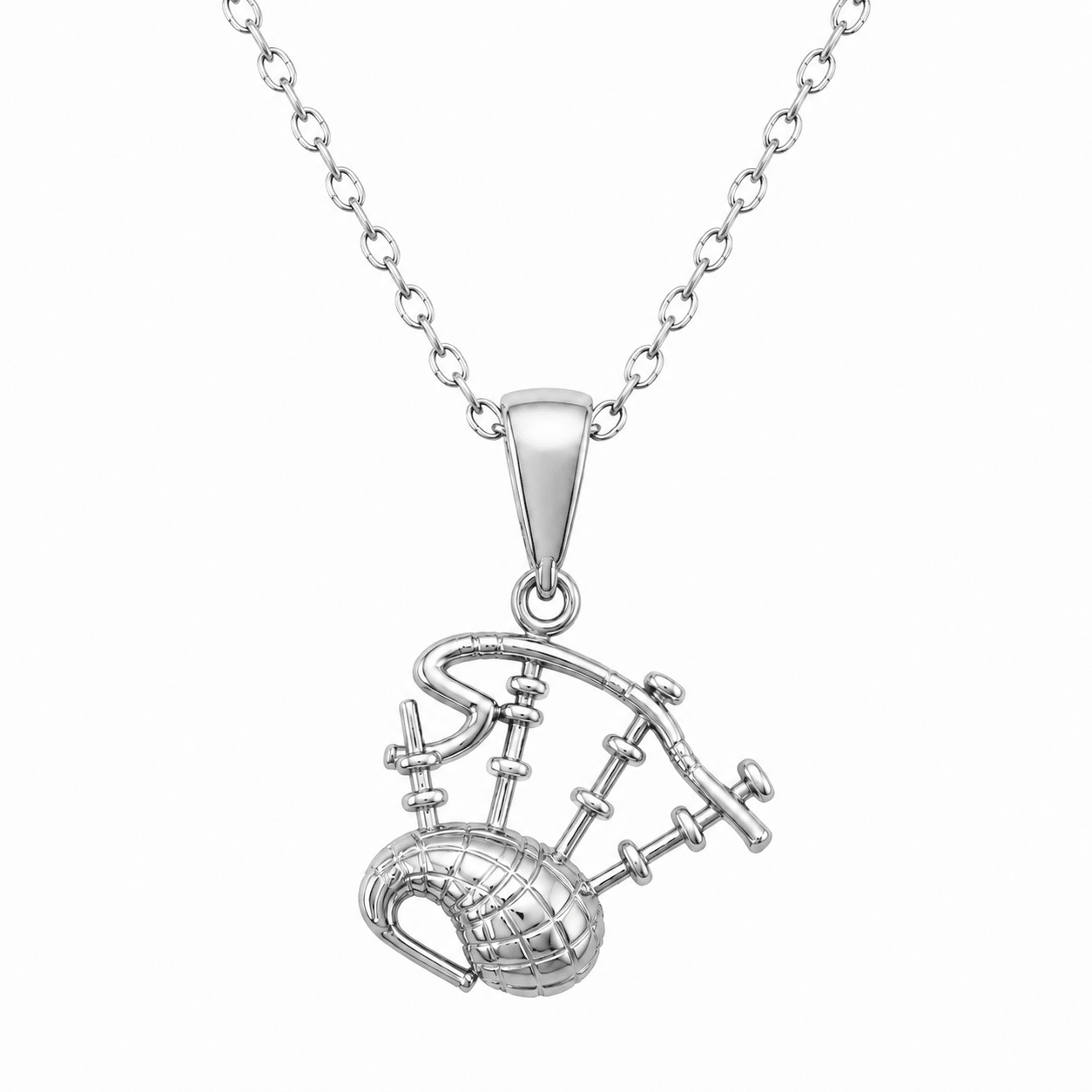 Bagpipe Pendant – Scottish Music Jewellery | Kolié Fine Jewellery - Kolié Fine Jewellery