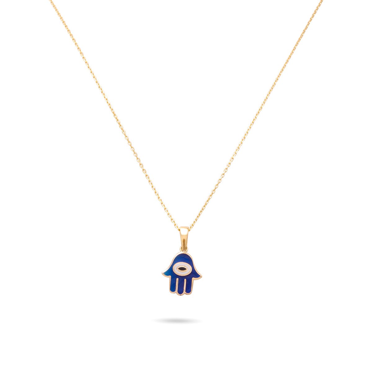 Hamsa Hand Evil Eye Pendant - Kolié Fine Jewellery