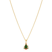 Kolié 14ct Solid Gold Christmas Tree Pendant - Pendant Only - Kolié