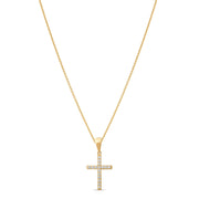 Kolié 14ct Solid Gold Cross Pendant | Pendant Only - Kolié