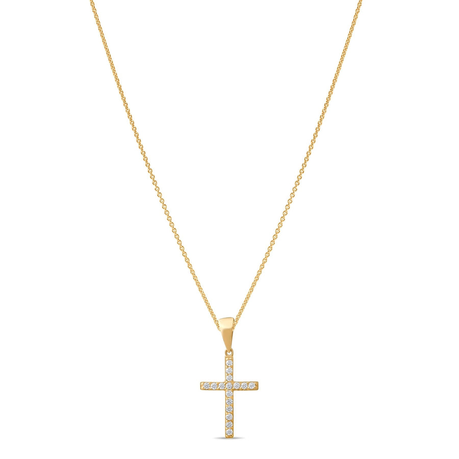 Kolié 14ct Solid Gold Cross Pendant | Pendant Only - Kolié