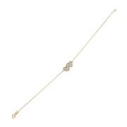 Kolié 9ct Solid Gold Double Heart Bracelet - Timeless Affection - Kolié