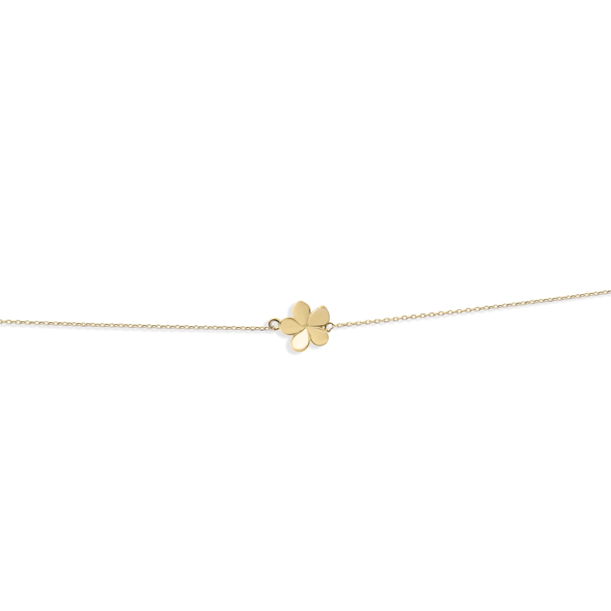 Kolié 9ct Solid Gold Floral Bracelet - Delicate Elegance - Kolié