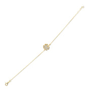 Kolié 9ct Solid Gold Lucky Clover Bracelet - Fortuitous Elegance - Kolié