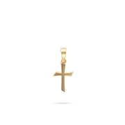 Kolié 9ct/14ct Yellow Gold Cross Pendant Necklace - Serene Elegance Meets Timeless Devotion - Chain Included - Kolié