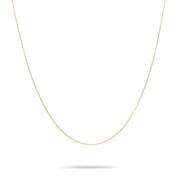 Kolié Elegant 9ct Yellow Gold Forzatina Chain Necklace - Luxury Design & Craftsmanship - Kolié