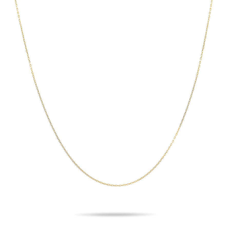 Kolié Elegant 9ct Yellow Gold Forzatina Chain Necklace - Luxury Design & Craftsmanship - Kolié