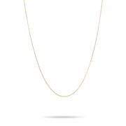 Kolié Elegant 9ct Yellow Gold Forzatina Chain Necklace - Luxury Design & Craftsmanship - Kolié