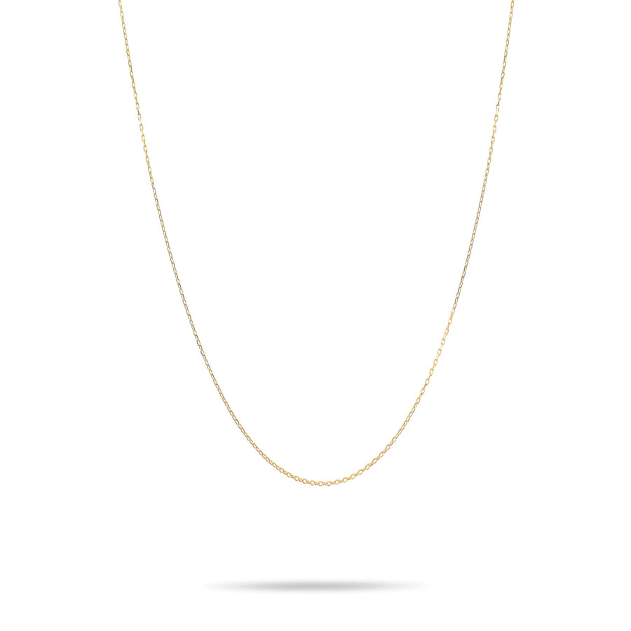 Kolié Elegant 9ct Yellow Gold Forzatina Chain Necklace - Luxury Design & Craftsmanship - Kolié