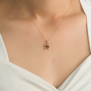 14ct Solid Gold Crab Pendant Necklace | Pendant Only