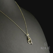 Kolié 9ct Yellow Gold Cubic Zirconia Heart Pendant