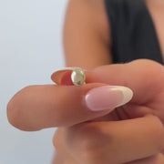14ct Gold Round Stud Earrings | Tiny Domed Studs | Kolié