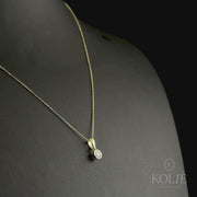 Kolié 9ct Yellow Gold Cubic Zirconia Pendant