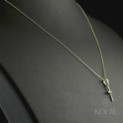 Kolié 9ct Yellow Gold Cross Pendant Necklace