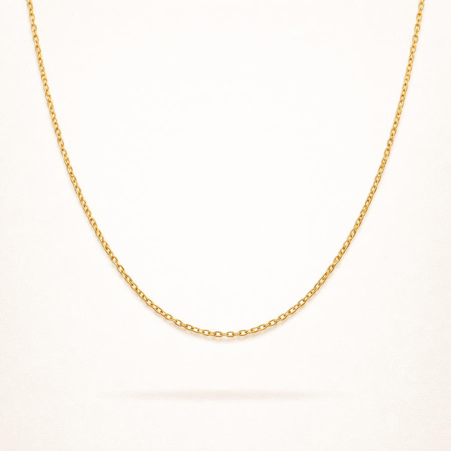 Solid Gold Chain Necklace - Kolié Fine Jewellery