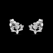 Thistle Stud Earrings – Scottish Jewellery | Kolié - Kolié Fine Jewellery