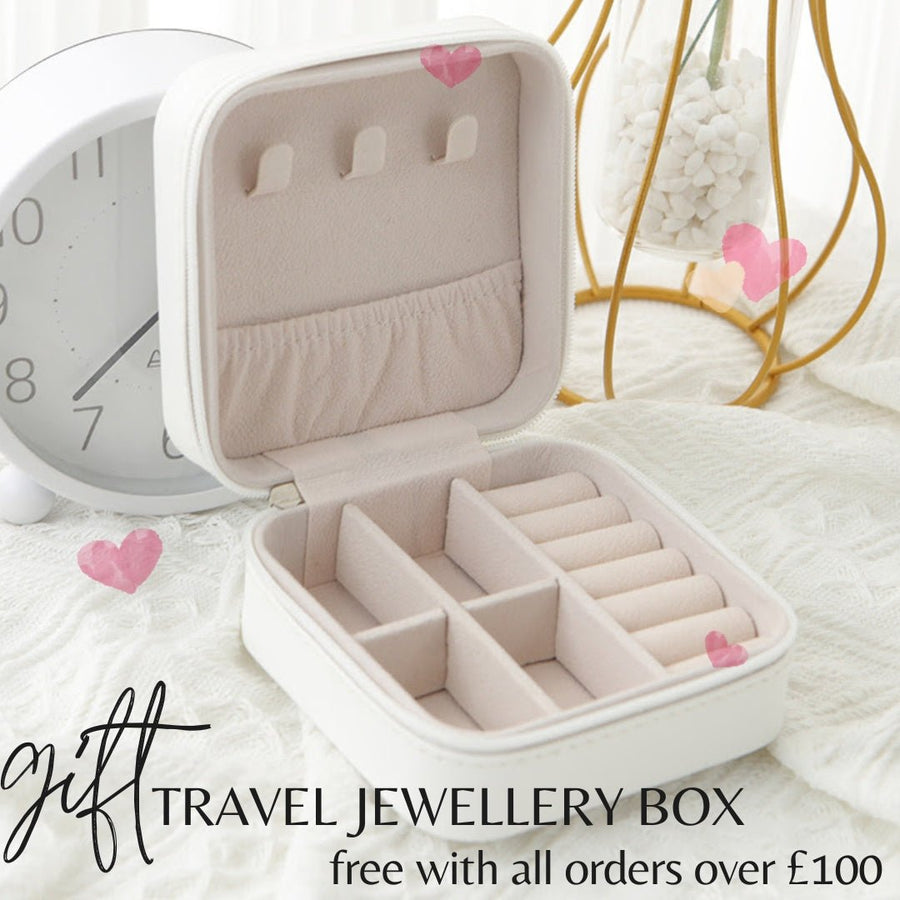 Travel jewellery bag free with over £100 orders